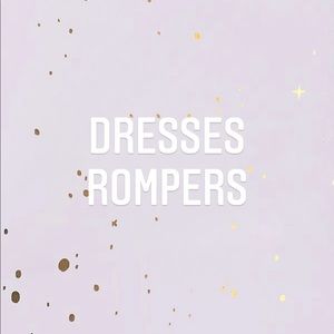 Dresses, Rompers, Jumpsuits